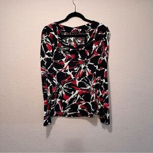 NWOT. Ann Klein Obstruct Color Top.